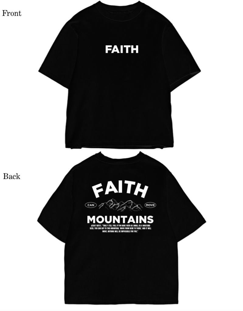 Faith Black Oversize XL